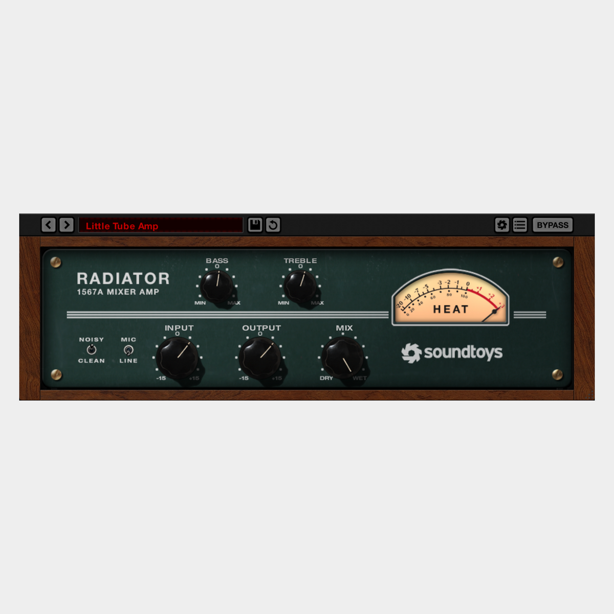 Soundtoys Radiator 5 software interface