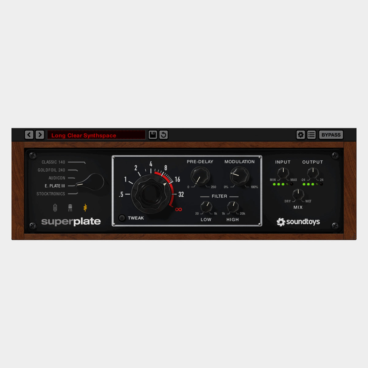 Soundtoys SuperPlate 5 software interface