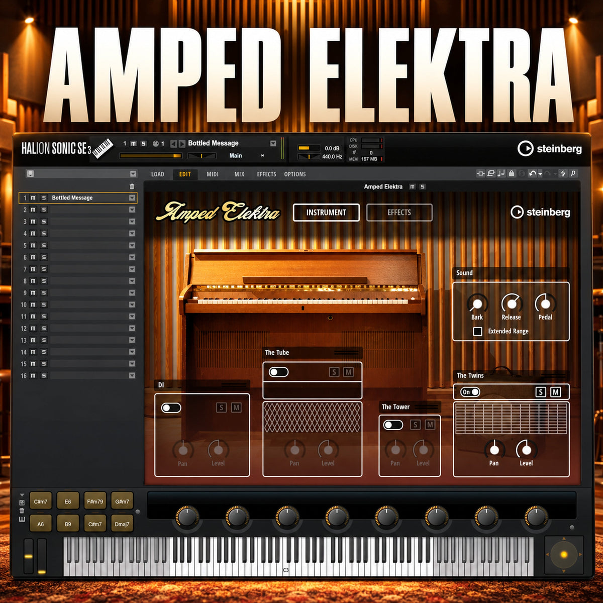 Steinberg Amped Elektra – full-frame product artwork