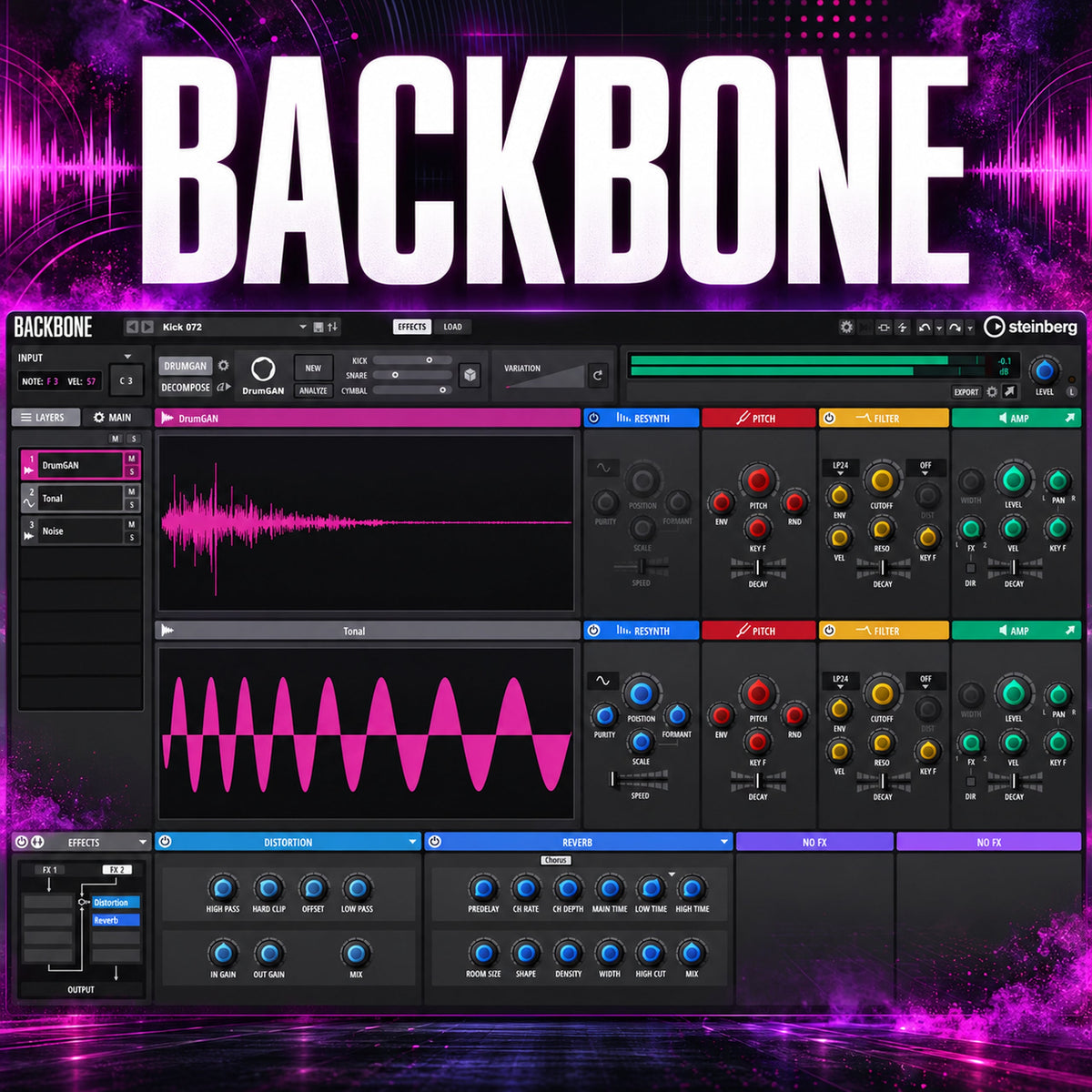 Steinberg Backbone – full-frame product artwork