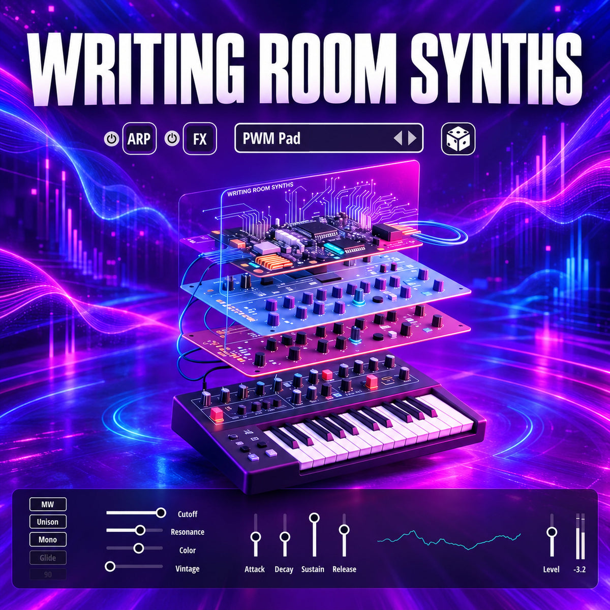 Steinberg Writing Room Synths – full-frame product artwork