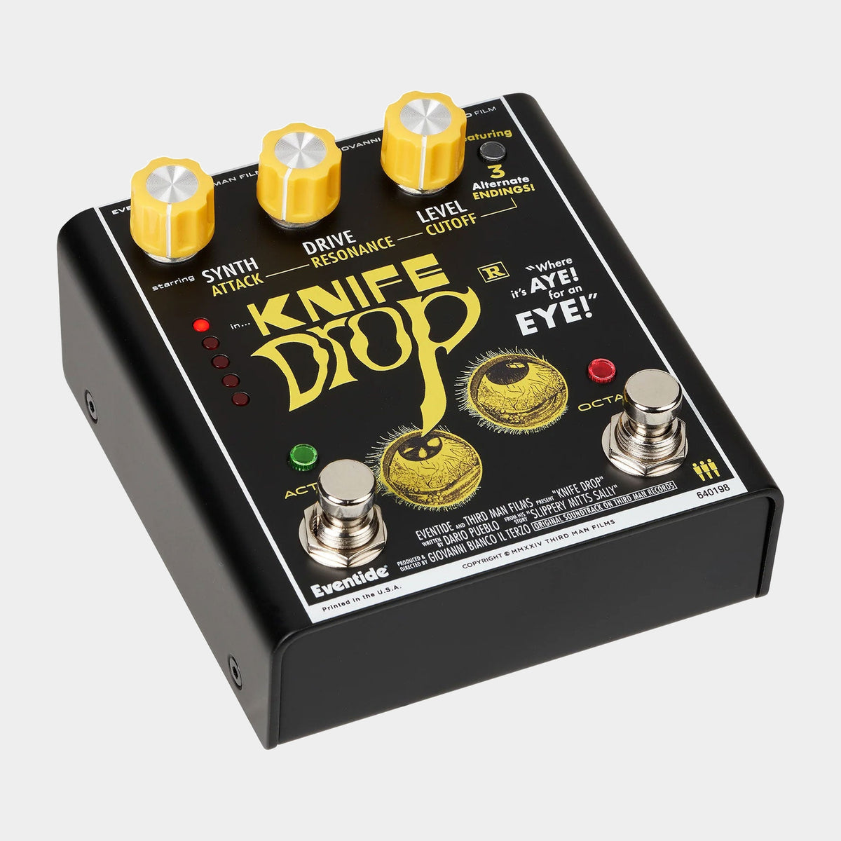 Eventide KNIFEDROP — angled view