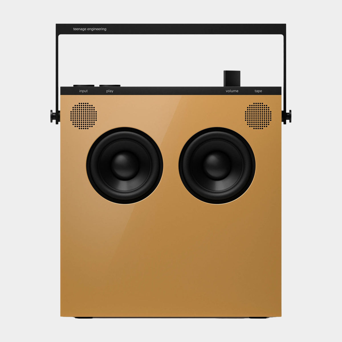 Teenage Engineering OB-4 Portable Speaker (Ochre), product view on a light-grey background