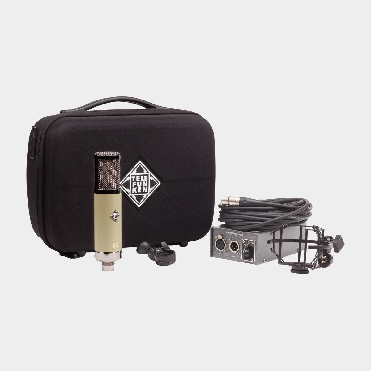 Telefunken TF51 25th Anniversary Edition complete single microphone system with M 903 power supply and ZC03 case