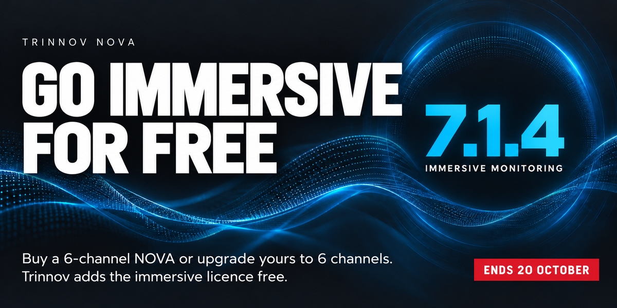 Trinnov NOVA: free immersive upgrade