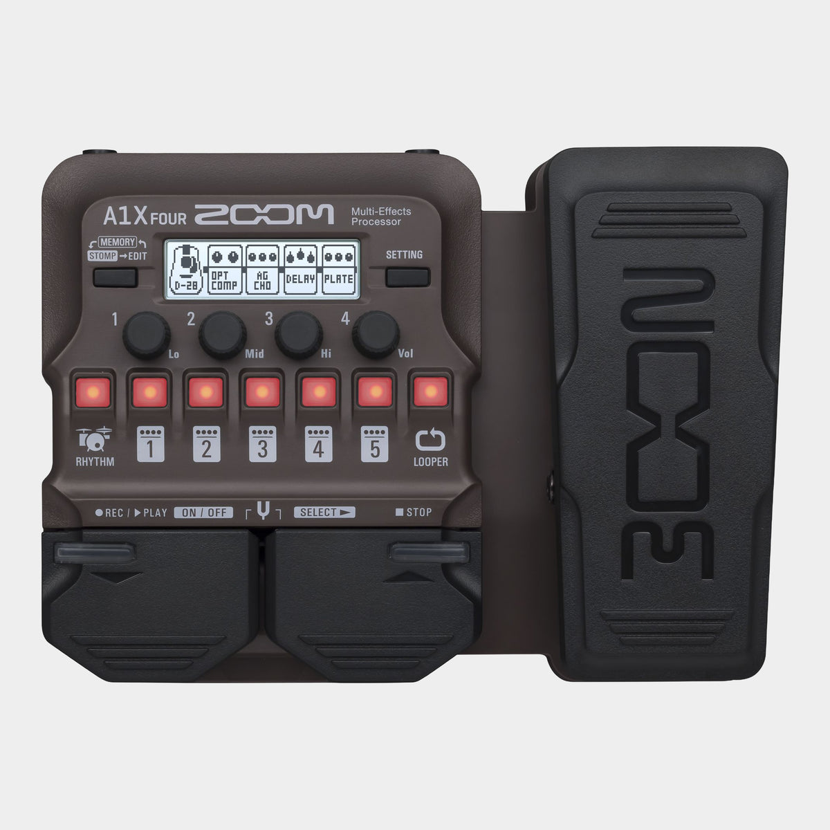 Zoom A1X FOUR Acoustic Instruments Multi-Effects Pedal, product view