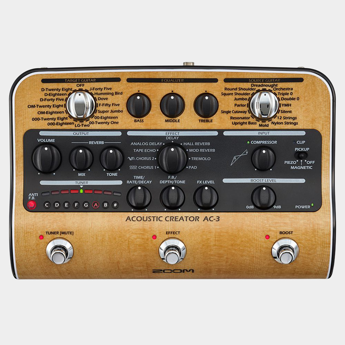 Zoom AC-3 (UK) Acoustic Creator, product view