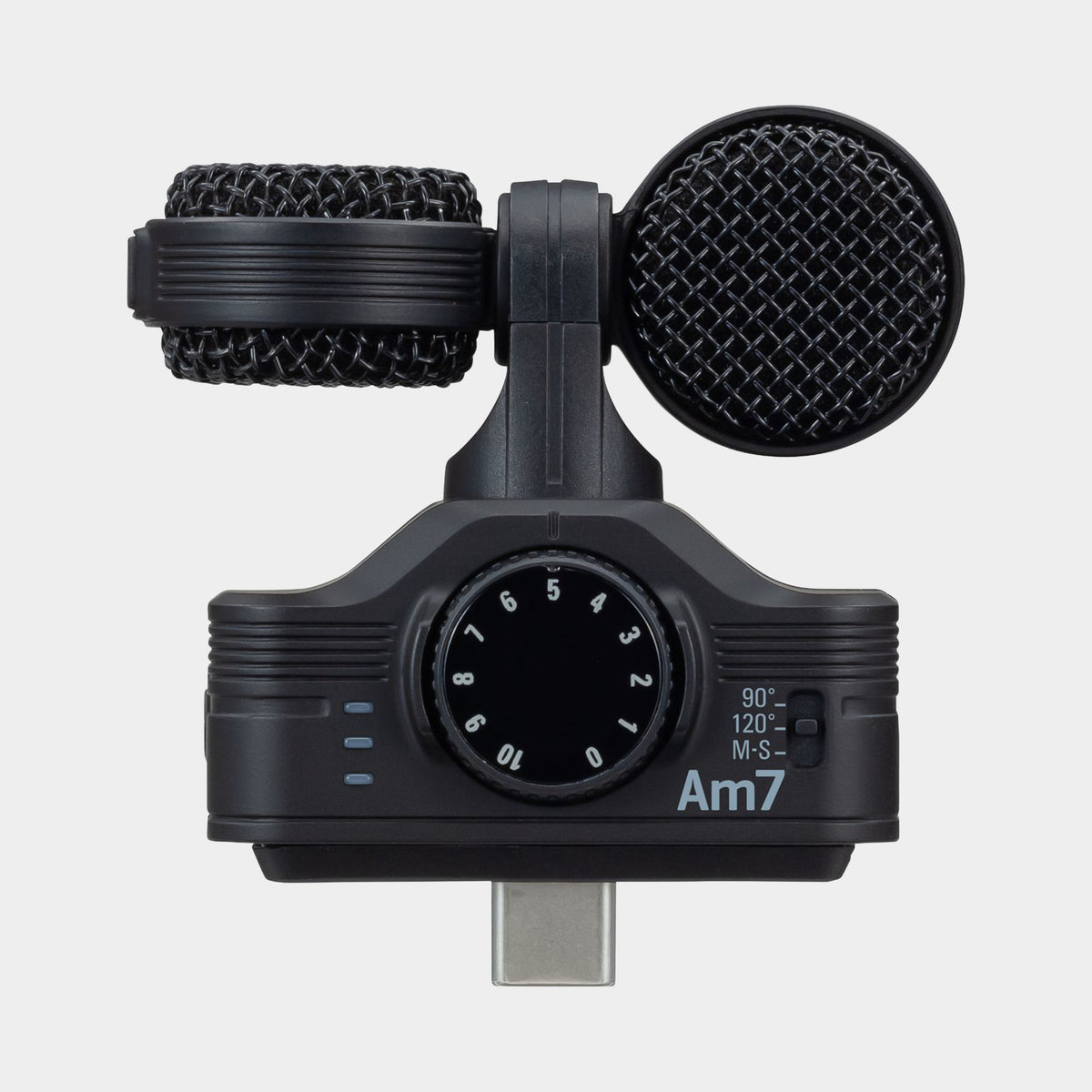 Zoom Am7 MS Stereo Microphone with USB-C plug, product view