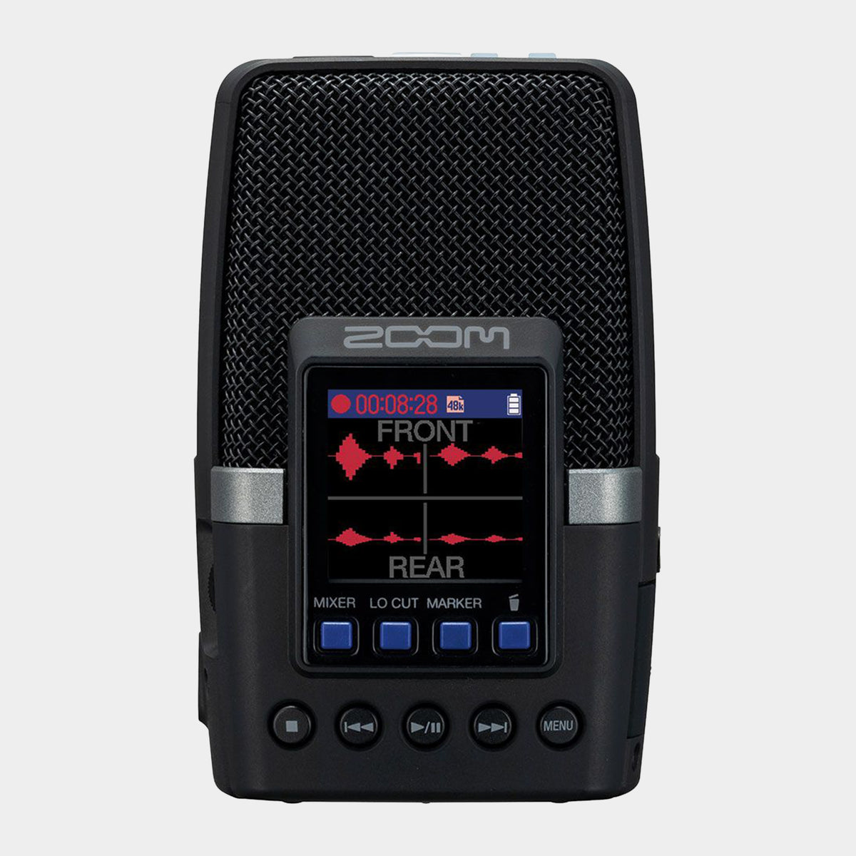 Zoom H2essential handheld recorder, front view
