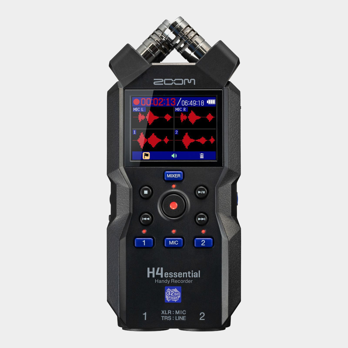 Zoom H4essential handheld recorder, front view