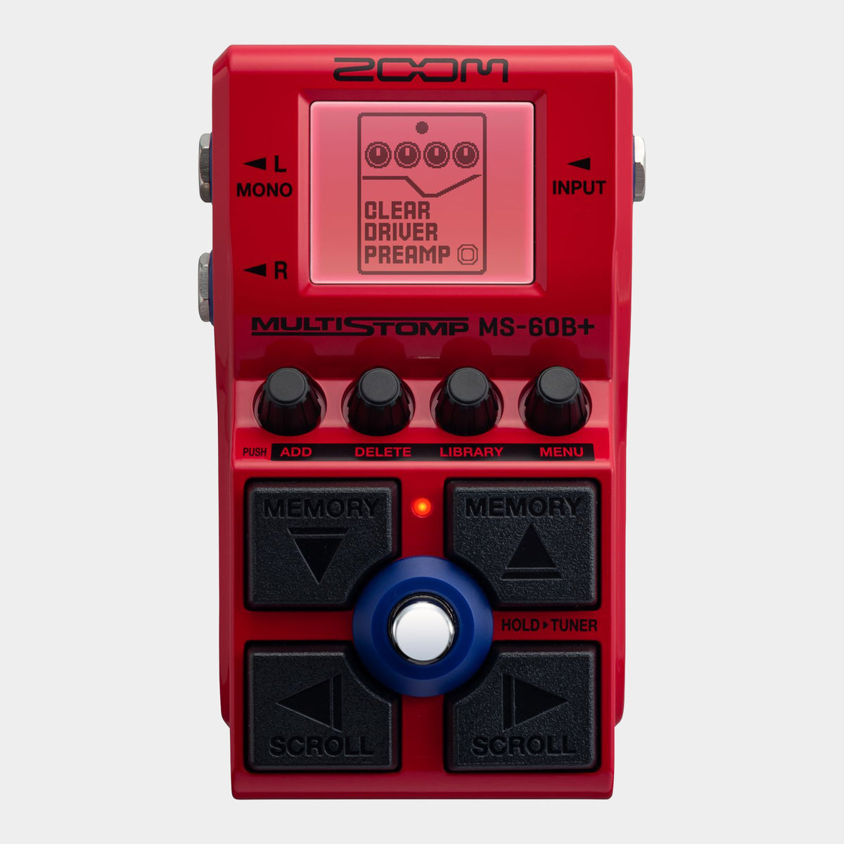 Zoom MS-60B+ Multistomp Bass Pedal, product view