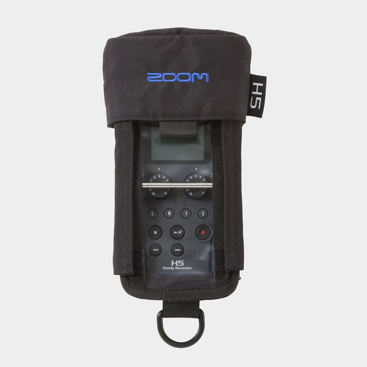 Zoom PCH-5 protective case shown fitted to an H5 recorder; recorder not included