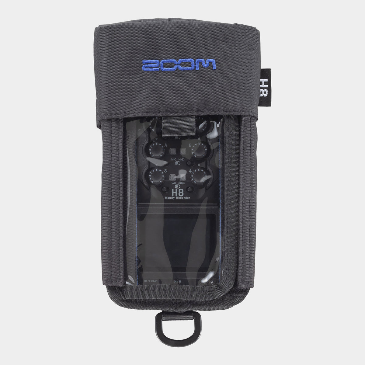 Zoom PCH-8 protective case shown fitted to an H8 recorder; recorder not included