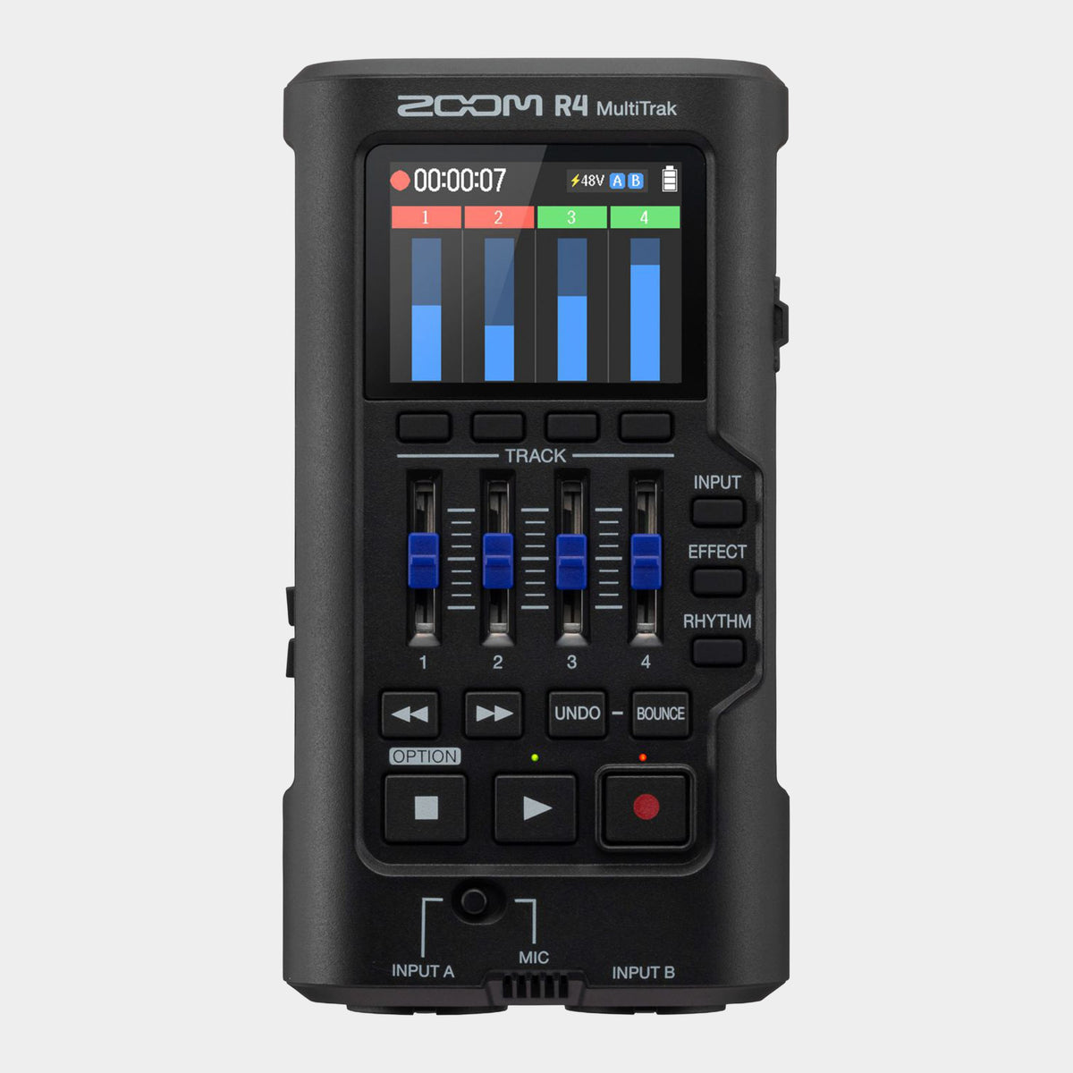 Zoom R4 MultiTrak Handheld 4-Track Recorder with 32-Bit Float Audio