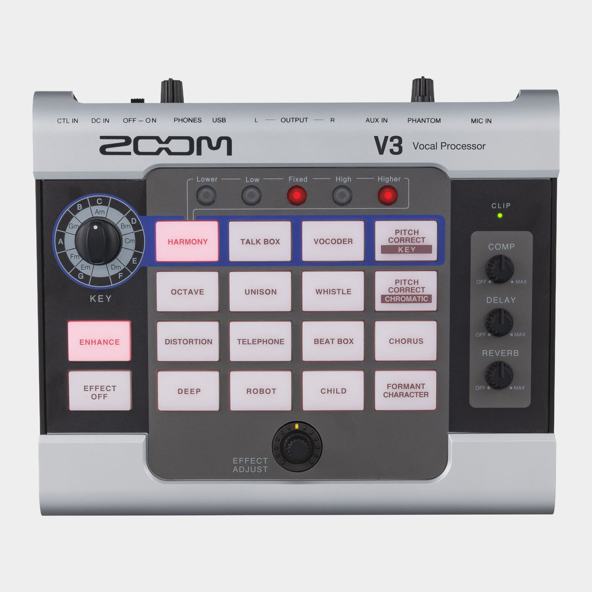Zoom V3 Vocal Processor, product view