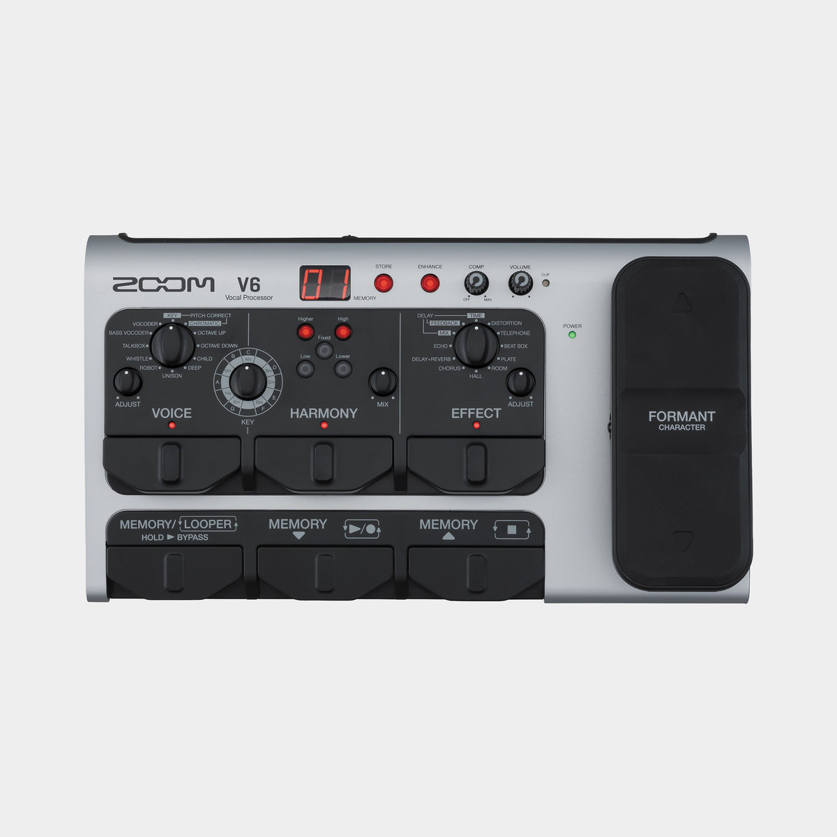Zoom V6-SP (UK) Vocal Processor, product view